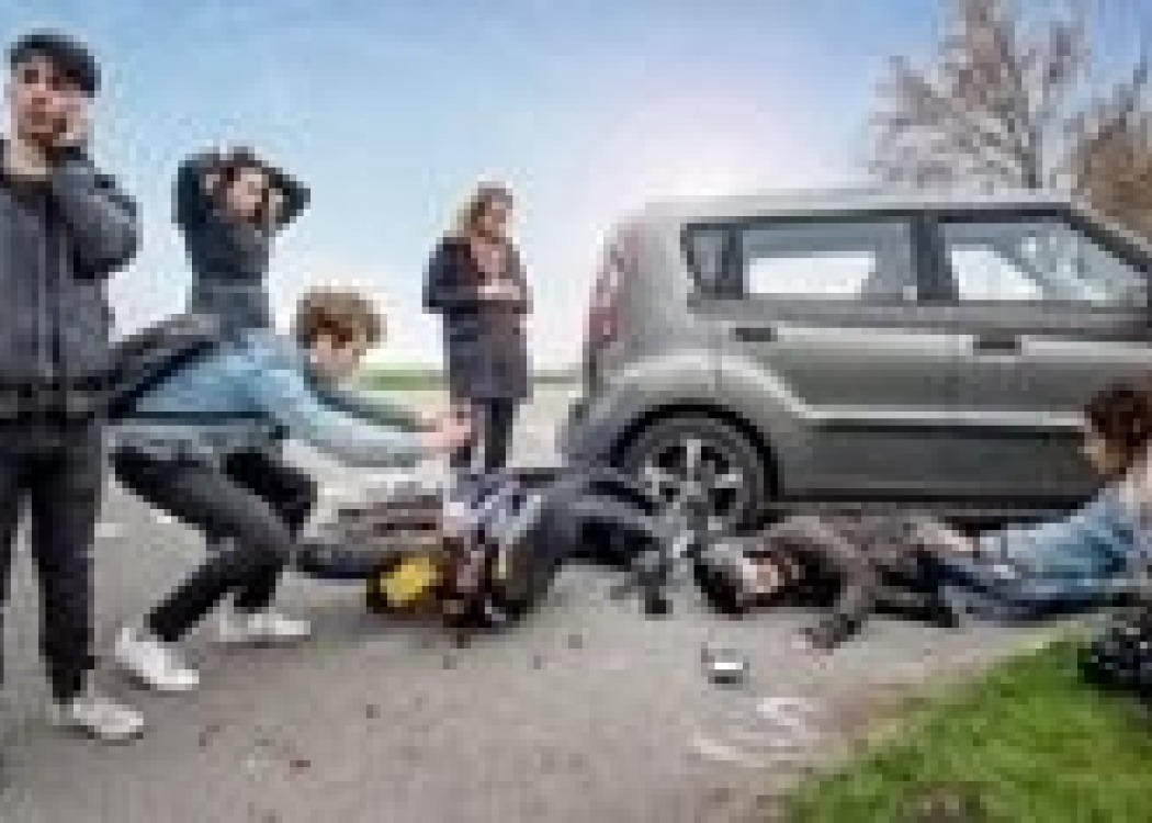 Jongeren bij ongeval